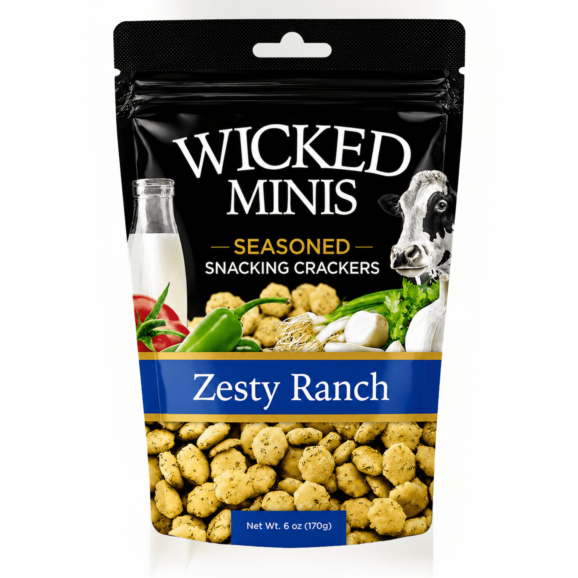 Wicked Minis Zesty Ranch Soup & Oyster Crackers, 6oz
