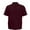 BURGUNDY, variant on MAZEL UNIFORMS MENS ZIP UP WORK SHIRT