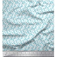 thumbnail image 1 of Soimoi Poly Georgette Fabric Tree Shirting Printed Fabric 1 Yard 42 Inch Wide, 1 of 1