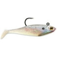 thumbnail image 2 of (2 pack) Storm WildEye Swim Shad 2" Fishing Lure 1/8oz Pearl 3pcs, 2 of 3