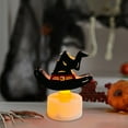 thumbnail image 6 of LED Halloween Spooky Candles, Halloween Flameless Candles Bats Battery Operated Tealights Set Halloween Candles Decor For Home Party Gift, Halloween Candles Decorations, 6 of 6