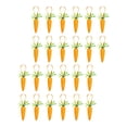 thumbnail image 3 of 24 piezas de adornos colgantes de zanahoria de Pascua, zanahorias artificiales, decoración colgante de Pascua, 3 of 9