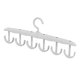 thumbnail image 2 of 5x perchas giratorias, estantes colgantes con 12 ganchos, organizadores de ropa que ahorran espacio, perchas para bolsos, sujetador, almacenamiento en Gris, 2 of 7