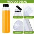 thumbnail image 3 of czcpp-12 Pack 10oz Bouteilles de Jus en Plastique Résistant à la Chaleur avec Bouchons (Sûr pour Lave-Vaisselle) - Bouteilles de Smoothie en Plastique - Contenants de Boisson Réutilisables en Vrac avec Couvercles pour Jus, Boisson, 3 of 4