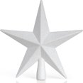 thumbnail image 1 of Adorno para árbol, estrella con purpurina, 20 cm, decoración navideña, 1 of 7