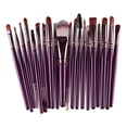 thumbnail image 1 of Pinceles de maquillaje profesional shamjiam 20x pinceles cosméticos morado, 1 of 5