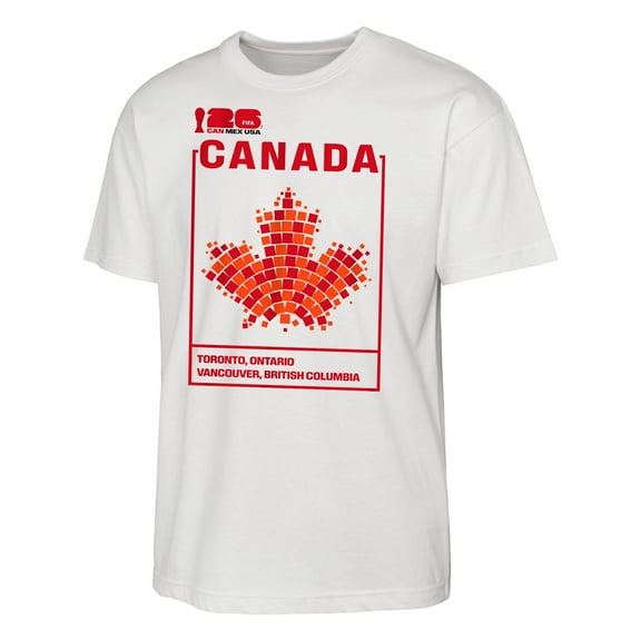 Men's White FIFA World Cup 2026 Host Graphic T-Shirt