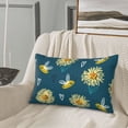 thumbnail image 2 of LNWH Rectangle Pillow Cover, Cartoon Bee Heart Floral Cushion Covers Pillowcase for Couch Bedroom Sofa, 14"x20", 2 of 7