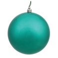 thumbnail image 1 of Ornement Boule à Paillettes Bleu Sarcelle, 10 Po., 1 of 1