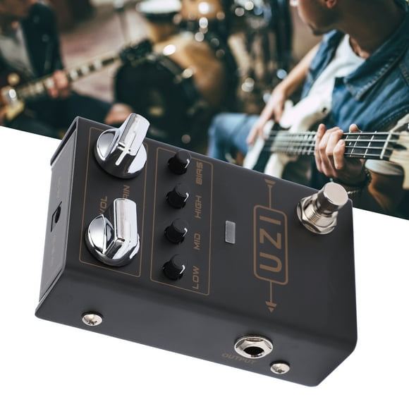 Guitar Effector, R-03 Metal High Gain Automatic Adjustment Distortion Pedal For Concert For Performance For Guitarist