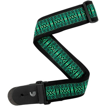 2 Inch Guitar Strap Green - D'Addario Planet Waves 2