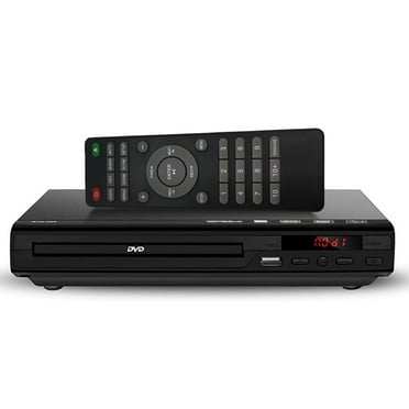 Mini DVD Player for TV Support 1080P with USB Input AV Cable Remote Home DVD Player