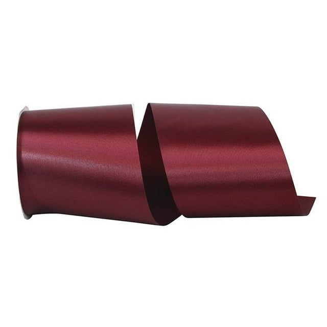 Reliant Ribbon 4700-090-10K 4 Po 50 Verges Ruban de Satin d'Allure Unique&44; Bordeaux