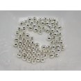 thumbnail image 4 of U8MO 1000 Bright Silver Metallic Acrylic Smooth Round Beads 4mm(0.16") Spacer Beads, 4 of 5