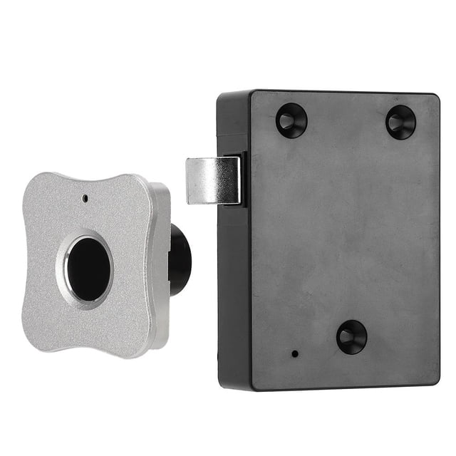 Ccdes Smart Biometric Fingerprint Lock Security Home Office Drawer Wardrobe Keyless Panel,Fingerprint Lock,Drawer Lock