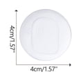 thumbnail image 2 of WREESH Door Handle Transparent Anti-collision Paste Silicone Anti-collision Household Refrigerator Cabinet Door Buffer Wall Sticker Wall Anti-collision Protection Pad Clearance, 2 of 3