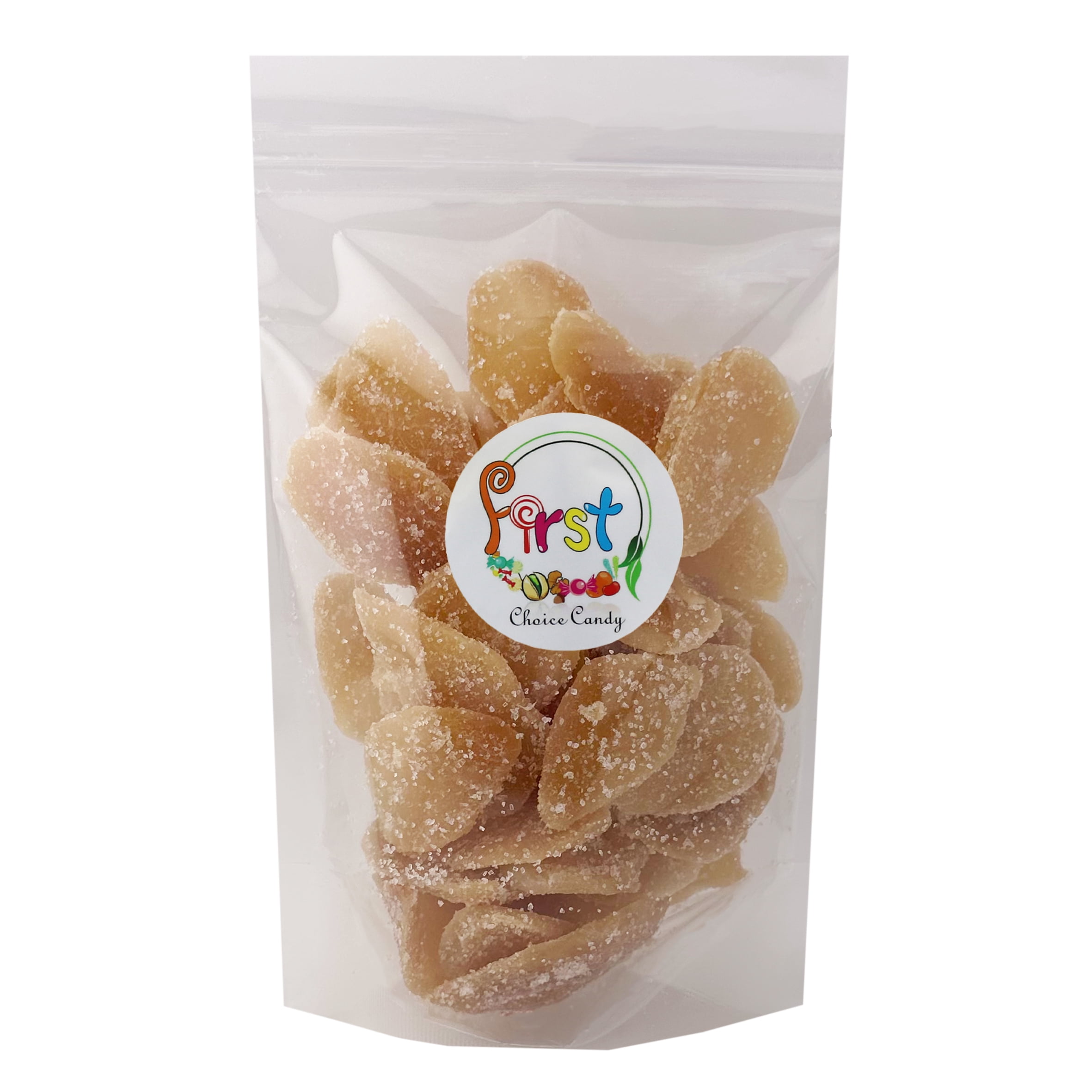FirstChoiceCandy Dried Crystallized Ginger Slices, Sweet and Spicy Ginger -5  Pound