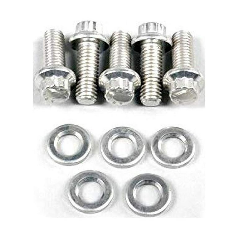 ARP S/S Bolt Kit - 6pt (5) 8mm x 1.25 x 25 ARP S/S Bolt Kit - 6pt (5) 8mm x 1.25 x 25