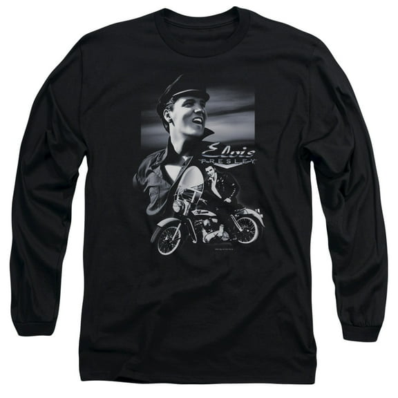 Elvis Presley - Motorcycle - Long Sleeve Shirt - X-Large
