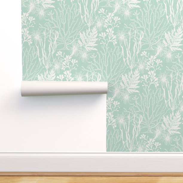 PeelandStick Removable Wallpaper Seaweed Nautical Marine Life Coral