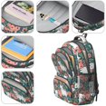 thumbnail image 4 of West Highland White Terrier and Floral Backpack for School, Cute School Bag with Adjustable Shoulder Straps and Padded Back, 16.9"x12.6"x5.9", 4 of 5
