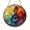 Acrylic 3.5 Inch, variant on Music Stained Glass Suncatcher Window Hanging, Treble Clef Musical Window Decor for Home
