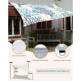 thumbnail image 5 of Sun Shade Sail 8x10Ft Summer Ocean Ombre Blue Coral Plants Uv Block Sunshade Canopy Outdoor Shade Cover Rectangle Shade Cloth For Patio Garden Yard Deck Pergola, 5 of 6