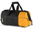 thumbnail image 1 of ToughBuilt - 16" Massive Mouth Tool Bag - 38 Pockets & Loops, Heavy-duty, Rigid Hard Body Lining, Zipper Lock Wide Mouth Tool Storage/Organizer Box, Plastic-lined External Pocket - (TB-60-16), 1 of 1