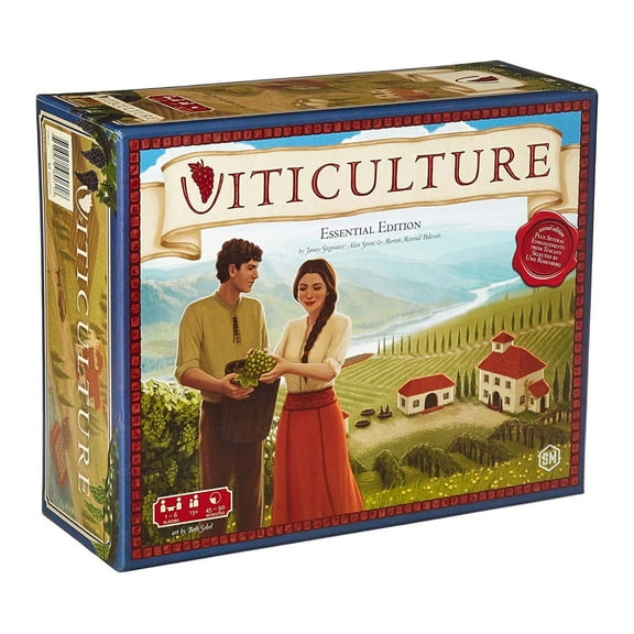 Viticulture Essential Edition by Jamey Stegmaier - Vineyard Strategy Board Game from Stonemaier Games