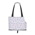 thumbnail image 2 of Xecao Flamingo and Pineapple for Cat Carrier Small Dog Handbag: The Ideal Travel Companion for Your Pet, 2 of 8