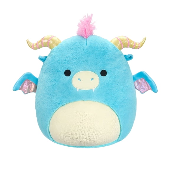 Squishmallows FuzzAMallow Official 12 inch Byron the Pastel Dragon - Child's Ultra Soft Plush Toy
