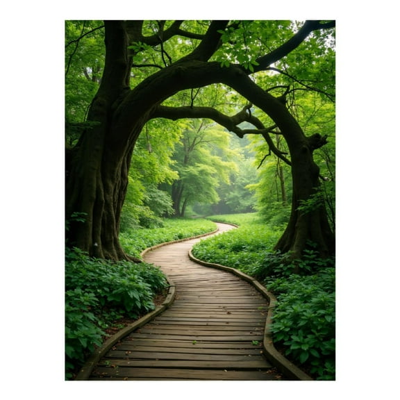 Diamond Art Kit for Adults, Forest Pathway Greenery Archway Diamond Painting for Adults Beginners, 5D DIY Diamond Art Painting Kits, Colorful Diamond Painting Craft for Home Decor 12x16