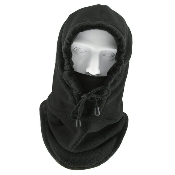 MERRYHAPY Black Windproof Winter Hat Warm Outdoor Cap for Men and Women 1 Pc