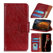 Allytech Wallet Case Cover for Samsung Galaxy S20 FE 5G, Premium PU Leather Full Protection Cards Slots Cash Pocket Folding Stand Wallet Case Cover for Samsung Galaxy S20 FE 5G, Red