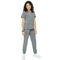 thumbnail image 6 of Women's Soft Stretch Silver Zipper Jogger Uniform - Style ST400-JR, 6 of 8