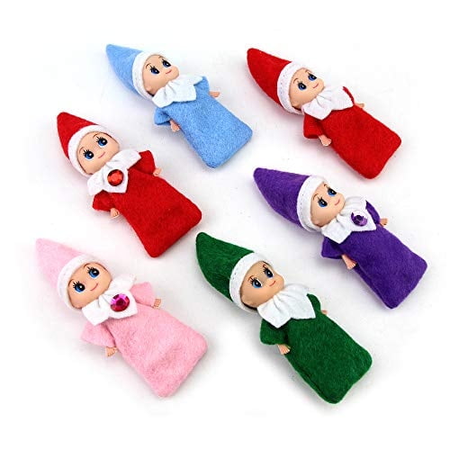 WULEEUPER Tiny Baby Elf Doll | Muñeca Elf Miniatura de Navidad | Baby Elves Dolls Toys | R Wuleeuper WULEEUPER