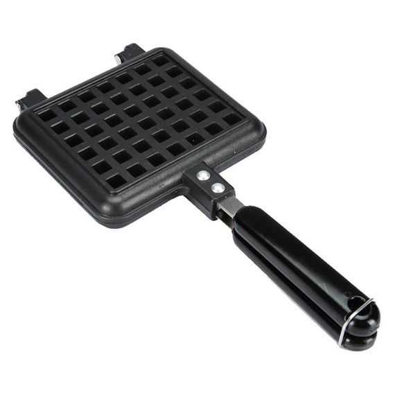 Gaufrier Antiadhésif Moule de Cuisson pour Gâteau Poêle à Frire Poêle à Gaufres Double Face 1 Pce
