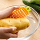 thumbnail image 2 of Cateissary Vegetables Brush Potato Fruits Washing Home Kitchen Hotel Tools Bendable Kitchenware Cleaning Accessories Restaurant Cocina y Comedor blanco, 2 of 6