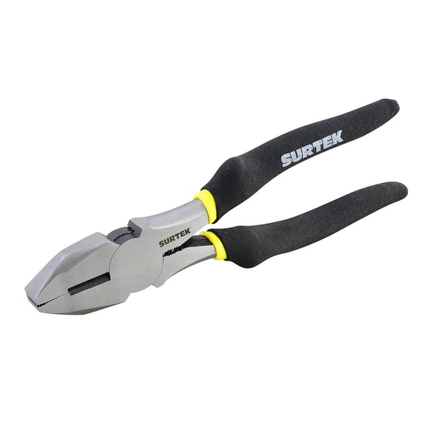 Pinza P/Electricista 9" Profesional Negro Acero Surtek