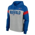 thumbnail image 2 of Women's Fanatics Heather Gray/Royal Buffalo Bills Bold Play Call Pullover Hoodie, 2 of 3
