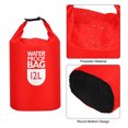 thumbnail image 3 of Uxcell 12L Waterproof Dry Bag, Dry Roll Top Lightweight Dry Storage Bag for Kayaking Camping, Red, 3 of 6