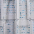 thumbnail image 4 of Designart '3D Light Blue and White Pattern I' Mid-Century Modern Curtain Panel, 4 of 5