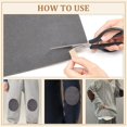 thumbnail image 4 of 1Bag 8pcs 8 Style Faux Suede Self-Adhesive Repair Patch 11.8x7.8inch Black Series Couch Patch Repair Fabric for Patch Car Seats Handbags Jacket Holes and Tears, 4 of 6