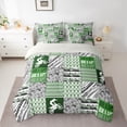 thumbnail image 3 of Homewish Dirt Bike Teens Twin Bedding Sets 7-Piece, Motorcycle Extreme Sports Bedding Comforter Set, Green Fashion Abstract Reversible Sheet Sets, Super Cozy Room Decor, 3 of 8