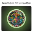 thumbnail image 2 of Peace Fluorescent Drawer Pulls: Round 4-Pack with Glow-in-the-Dark Knobs for Cabinets, Wardrobes, Dressers - Furniture Décor, 2 of 6