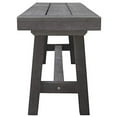 thumbnail image 3 of Vifah V1820 Outdoor Patio Dining Picnic Bench, 5-Foot, Gray, 3 of 4