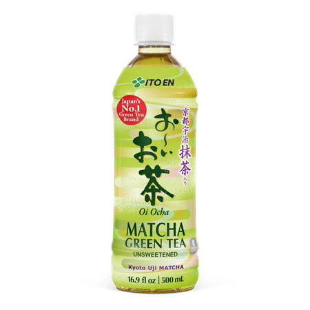 (12 Bottles) Oi Ocha Matcha Green Tea Unsweetened, 16.9 Fluid