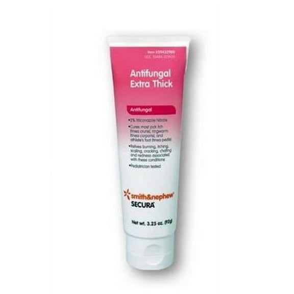Smith & Nephew Antifungal Secura 2% Strength Cream 3-1/4 oz. Tube (#59432900, Sold Per Piece)
