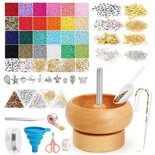 Bead Loom Kit Electronic Bead Spinning Machine With Thread, Big Eye Bead  Needle, Waist Bead Kit DIY Craft Jewelry Making, Bracelet And Necklace,  Batte