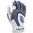 thumbnail image 2 of Rawlings 5150 Adult Batting Gloves, Extra Large, White/Royal, 2 of 3